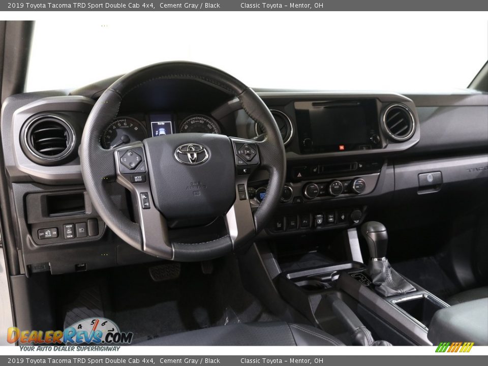 2019 Toyota Tacoma TRD Sport Double Cab 4x4 Cement Gray / Black Photo #6