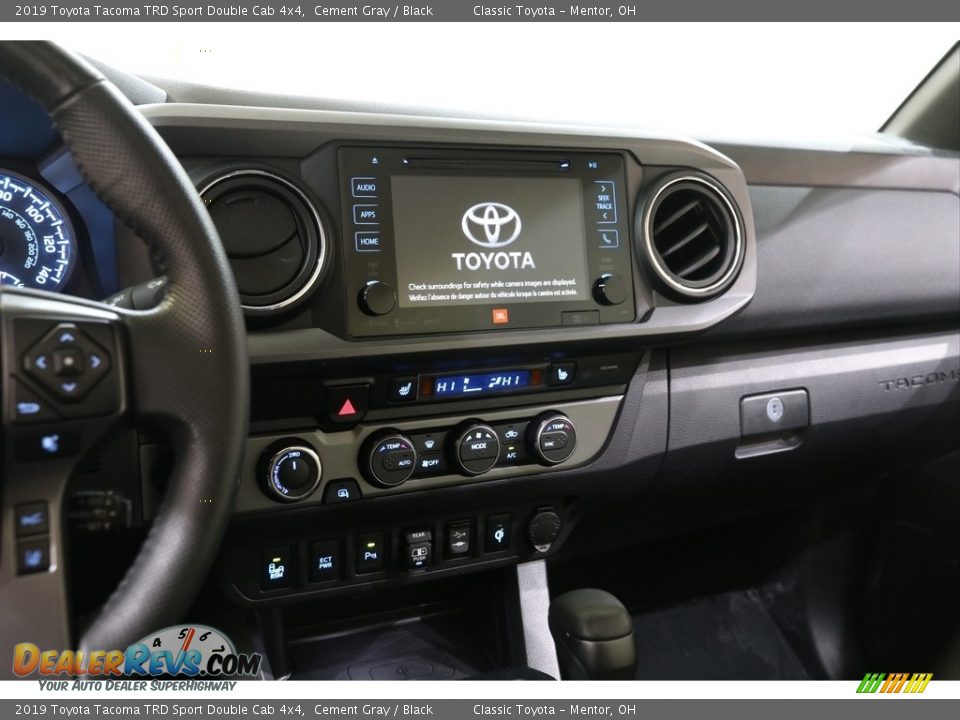 2019 Toyota Tacoma TRD Sport Double Cab 4x4 Cement Gray / Black Photo #9