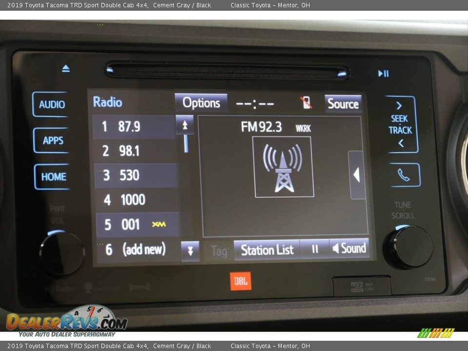 2019 Toyota Tacoma TRD Sport Double Cab 4x4 Cement Gray / Black Photo #11