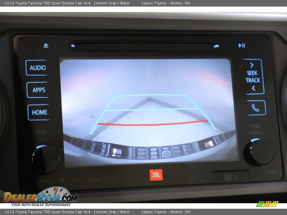 2019 Toyota Tacoma TRD Sport Double Cab 4x4 Cement Gray / Black Photo #13