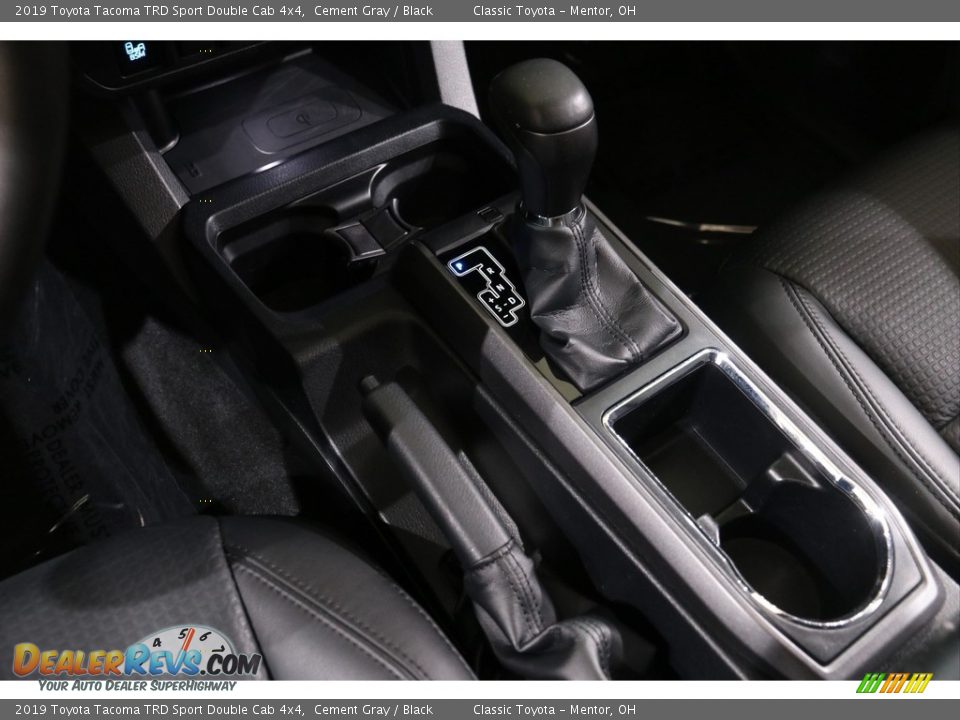 2019 Toyota Tacoma TRD Sport Double Cab 4x4 Cement Gray / Black Photo #15