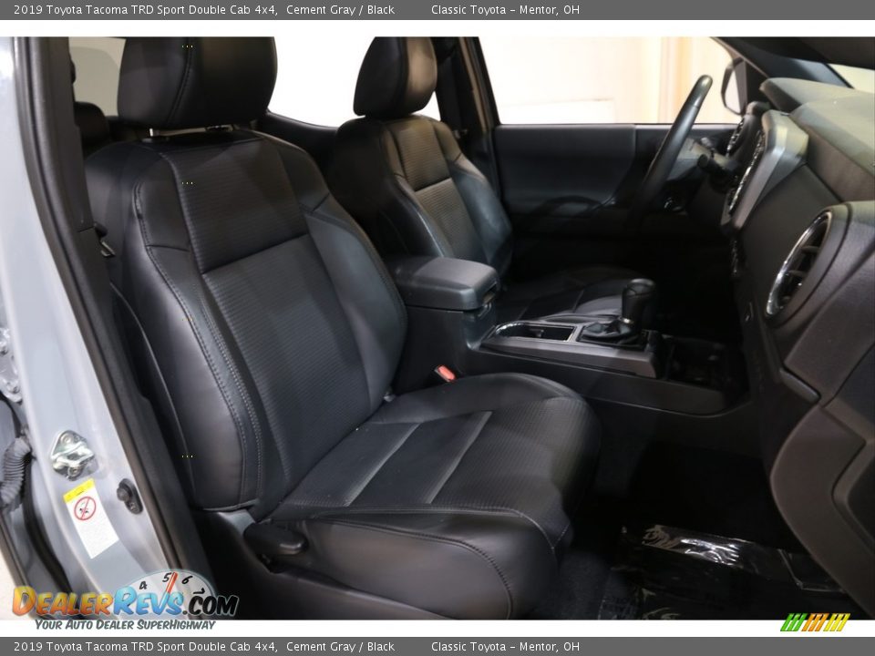 2019 Toyota Tacoma TRD Sport Double Cab 4x4 Cement Gray / Black Photo #16