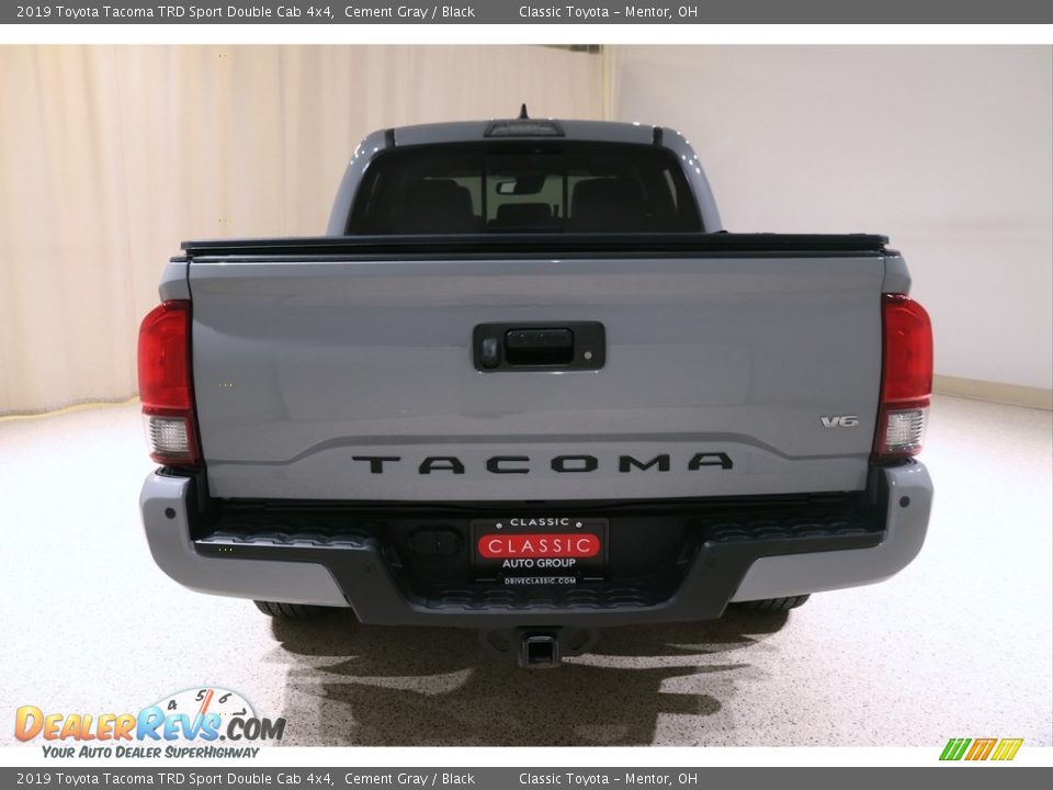 2019 Toyota Tacoma TRD Sport Double Cab 4x4 Cement Gray / Black Photo #19