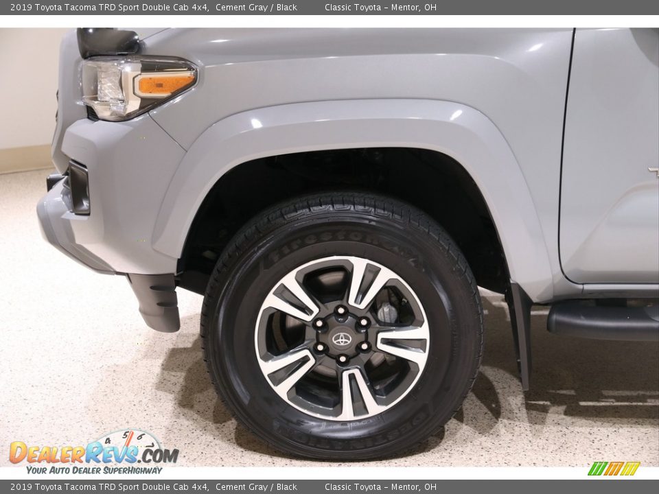 2019 Toyota Tacoma TRD Sport Double Cab 4x4 Cement Gray / Black Photo #21