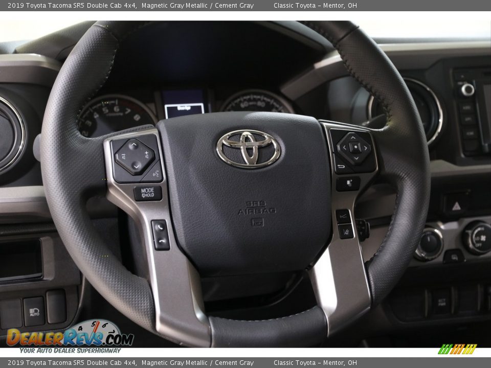 2019 Toyota Tacoma SR5 Double Cab 4x4 Magnetic Gray Metallic / Cement Gray Photo #7