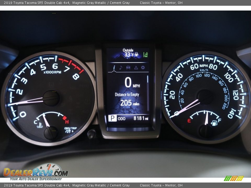 2019 Toyota Tacoma SR5 Double Cab 4x4 Magnetic Gray Metallic / Cement Gray Photo #8