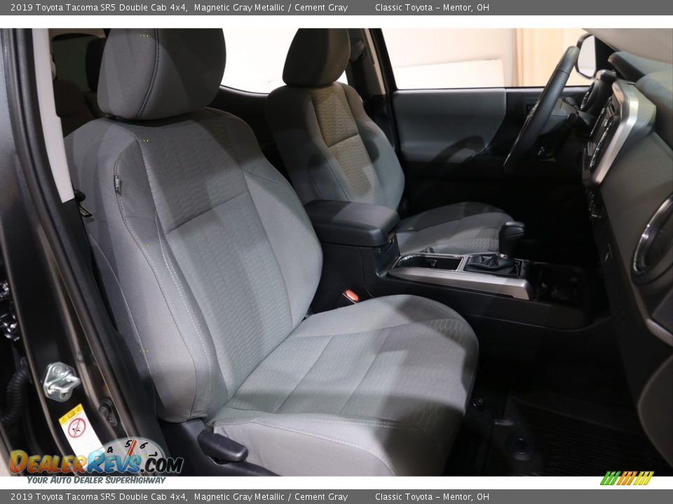 2019 Toyota Tacoma SR5 Double Cab 4x4 Magnetic Gray Metallic / Cement Gray Photo #12