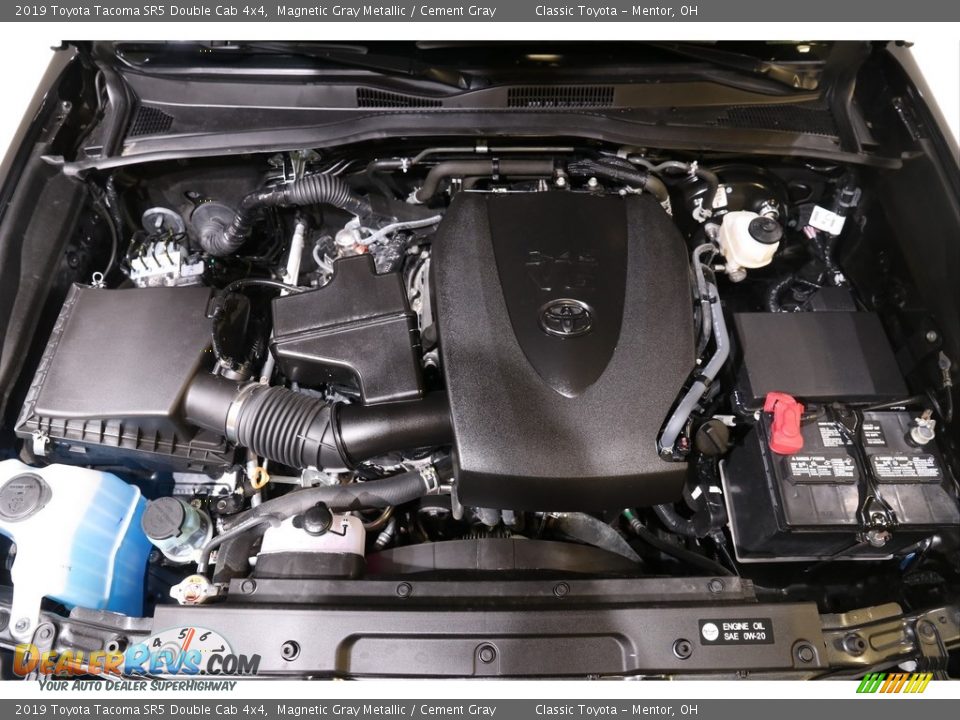 2019 Toyota Tacoma SR5 Double Cab 4x4 Magnetic Gray Metallic / Cement Gray Photo #16