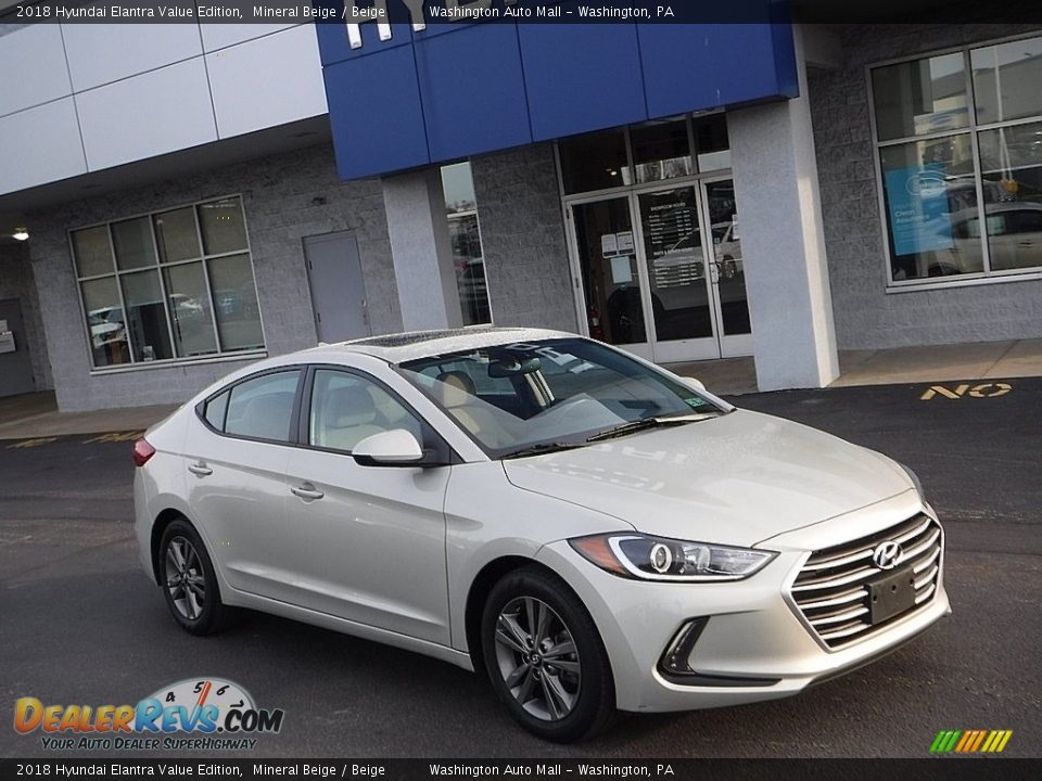 2018 Hyundai Elantra Value Edition Mineral Beige / Beige Photo #1