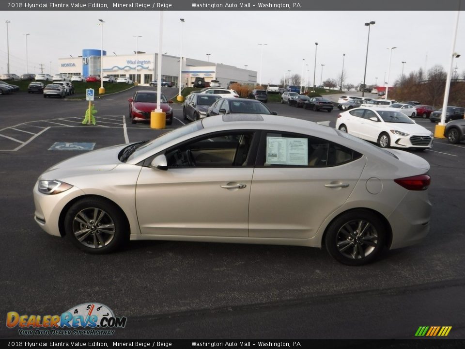 2018 Hyundai Elantra Value Edition Mineral Beige / Beige Photo #7