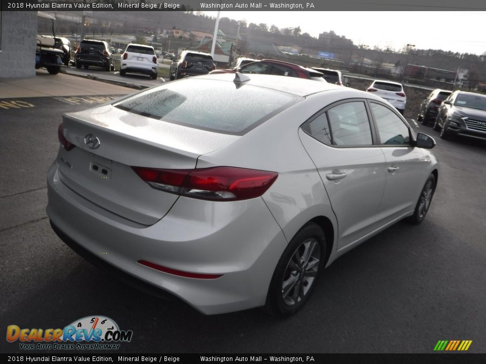 2018 Hyundai Elantra Value Edition Mineral Beige / Beige Photo #10