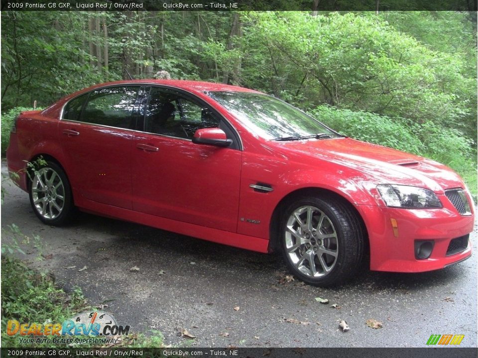 2009 Pontiac G8 GXP Liquid Red / Onyx/Red Photo #1