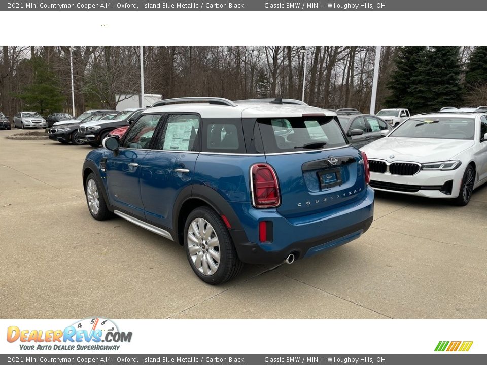 2021 Mini Countryman Cooper All4 -Oxford Island Blue Metallic / Carbon Black Photo #2