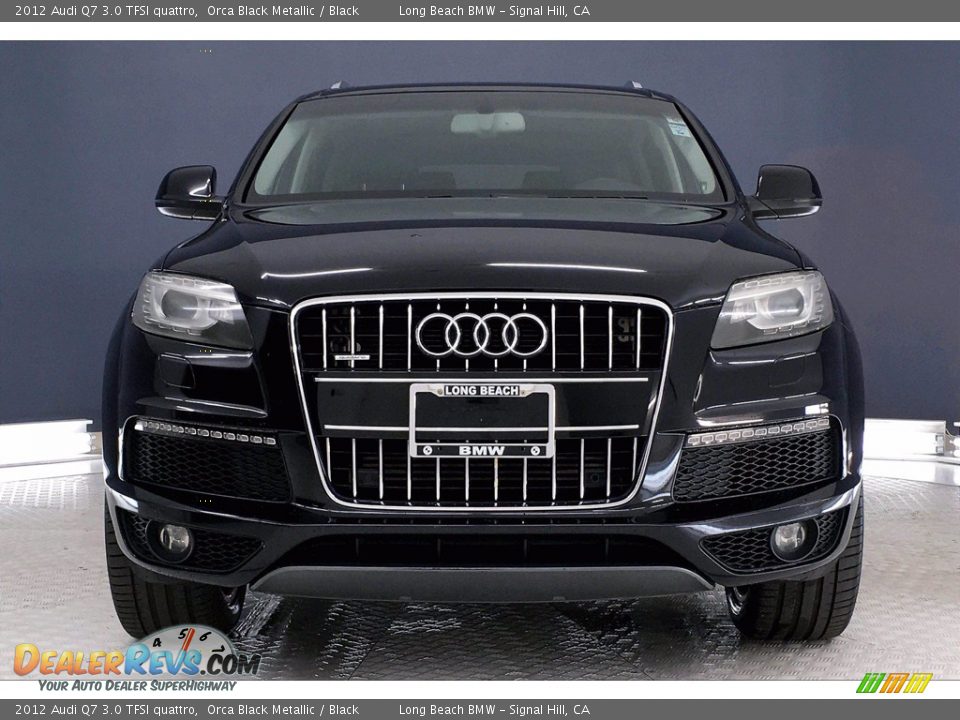 2012 Audi Q7 3.0 TFSI quattro Orca Black Metallic / Black Photo #2