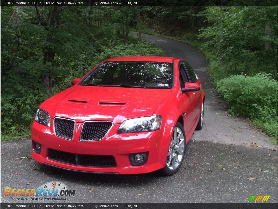 2009 Pontiac G8 GXP Liquid Red / Onyx/Red Photo #2