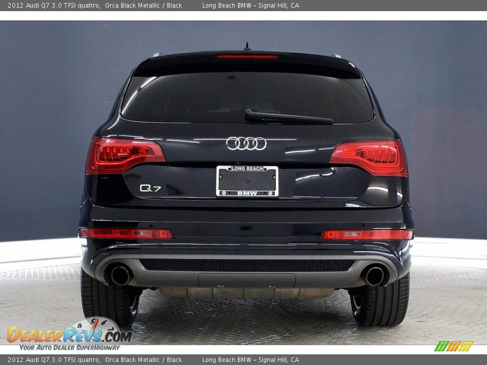 2012 Audi Q7 3.0 TFSI quattro Orca Black Metallic / Black Photo #3