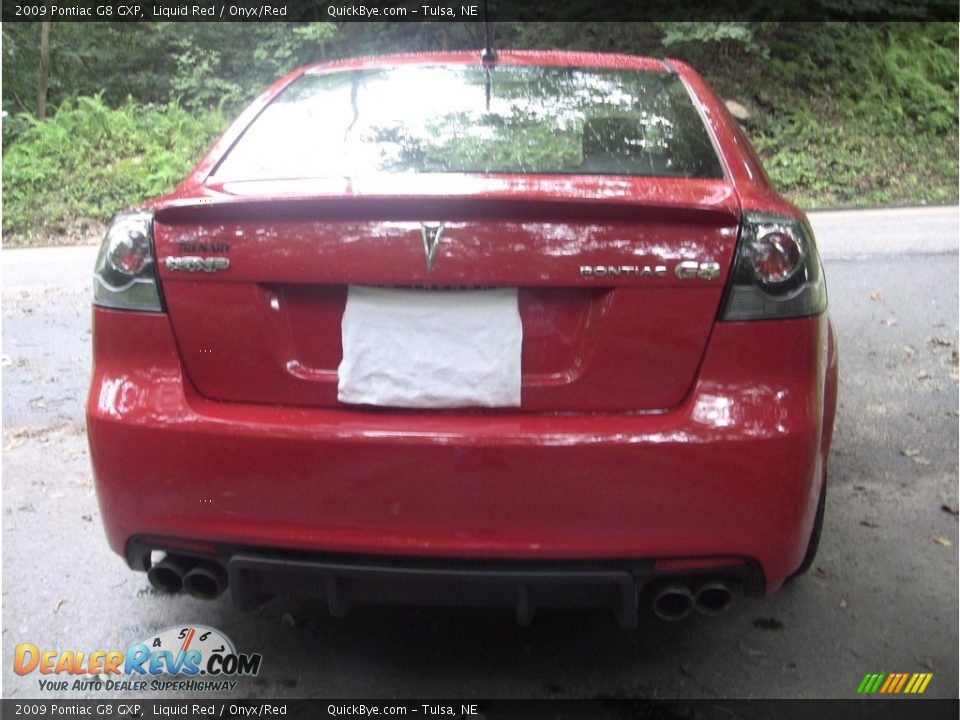 2009 Pontiac G8 GXP Liquid Red / Onyx/Red Photo #6