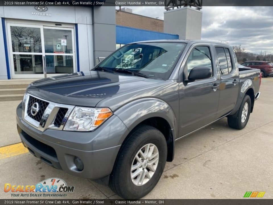 2019 Nissan Frontier SV Crew Cab 4x4 Gun Metallic / Steel Photo #1