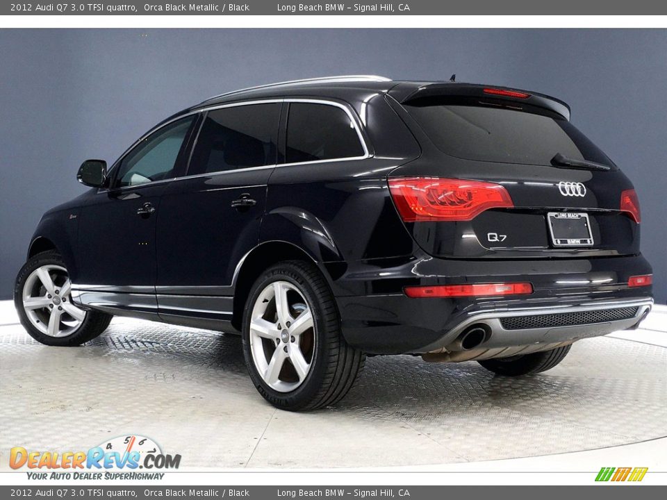 2012 Audi Q7 3.0 TFSI quattro Orca Black Metallic / Black Photo #10