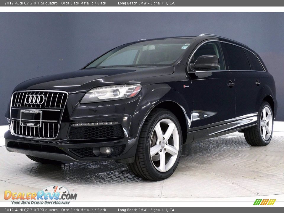 2012 Audi Q7 3.0 TFSI quattro Orca Black Metallic / Black Photo #12