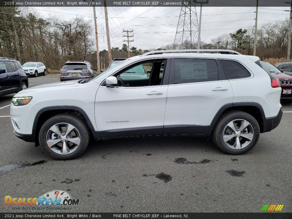 Bright White 2021 Jeep Cherokee Limited 4x4 Photo #14