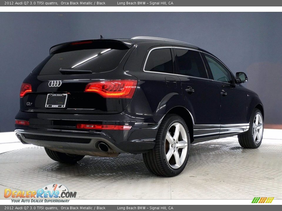 2012 Audi Q7 3.0 TFSI quattro Orca Black Metallic / Black Photo #13