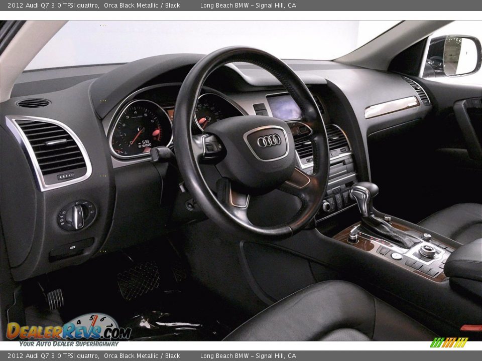 2012 Audi Q7 3.0 TFSI quattro Orca Black Metallic / Black Photo #21