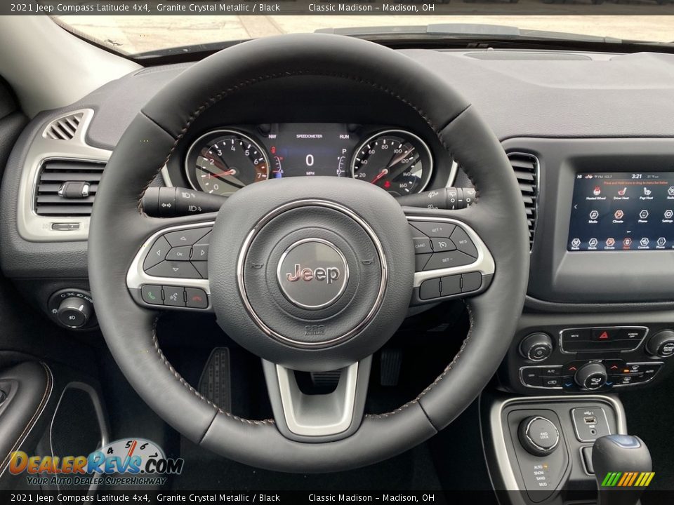 2021 Jeep Compass Latitude 4x4 Granite Crystal Metallic / Black Photo #5