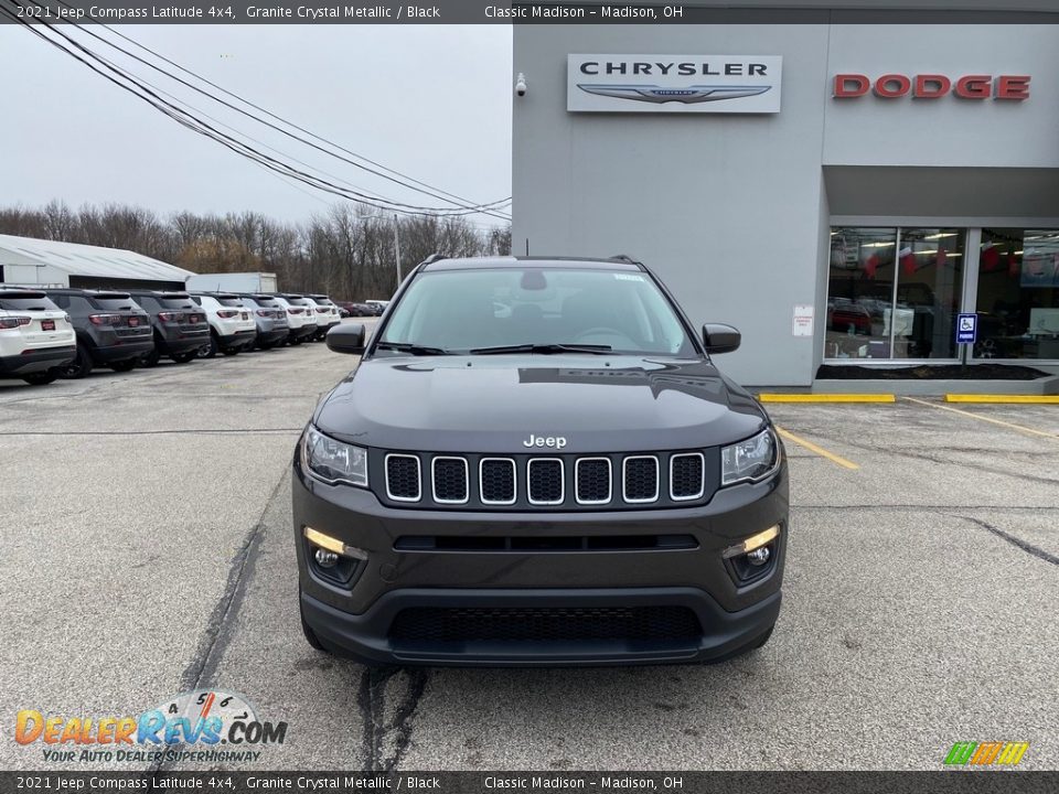 2021 Jeep Compass Latitude 4x4 Granite Crystal Metallic / Black Photo #7