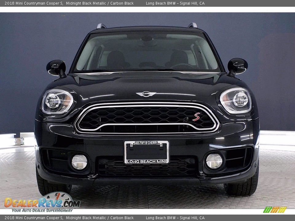 2018 Mini Countryman Cooper S Midnight Black Metallic / Carbon Black Photo #2