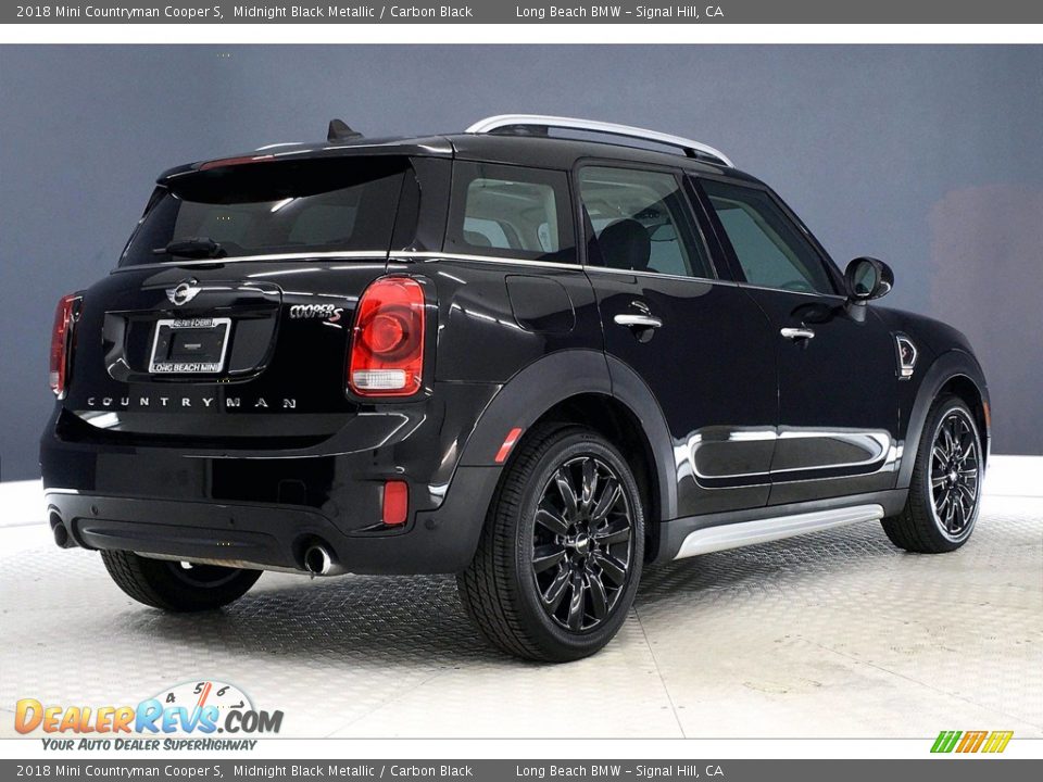 2018 Mini Countryman Cooper S Midnight Black Metallic / Carbon Black Photo #13