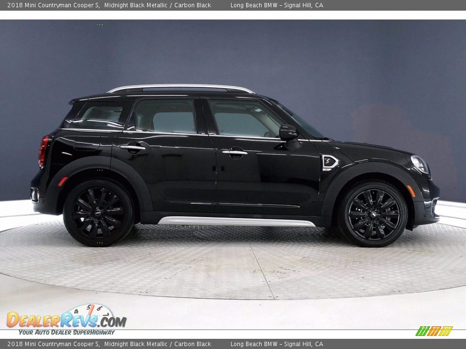 2018 Mini Countryman Cooper S Midnight Black Metallic / Carbon Black Photo #14