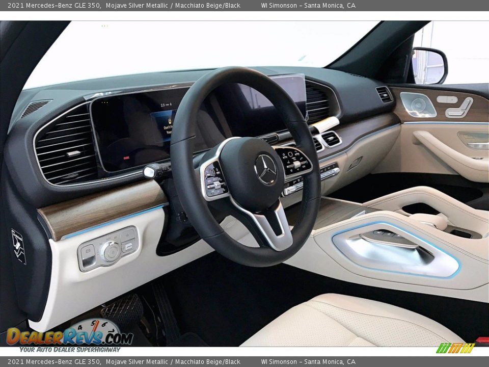 2021 Mercedes-Benz GLE 350 Mojave Silver Metallic / Macchiato Beige/Black Photo #4