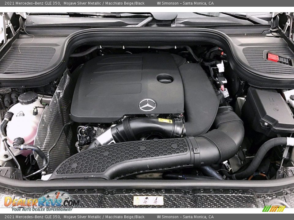 2021 Mercedes-Benz GLE 350 Mojave Silver Metallic / Macchiato Beige/Black Photo #8