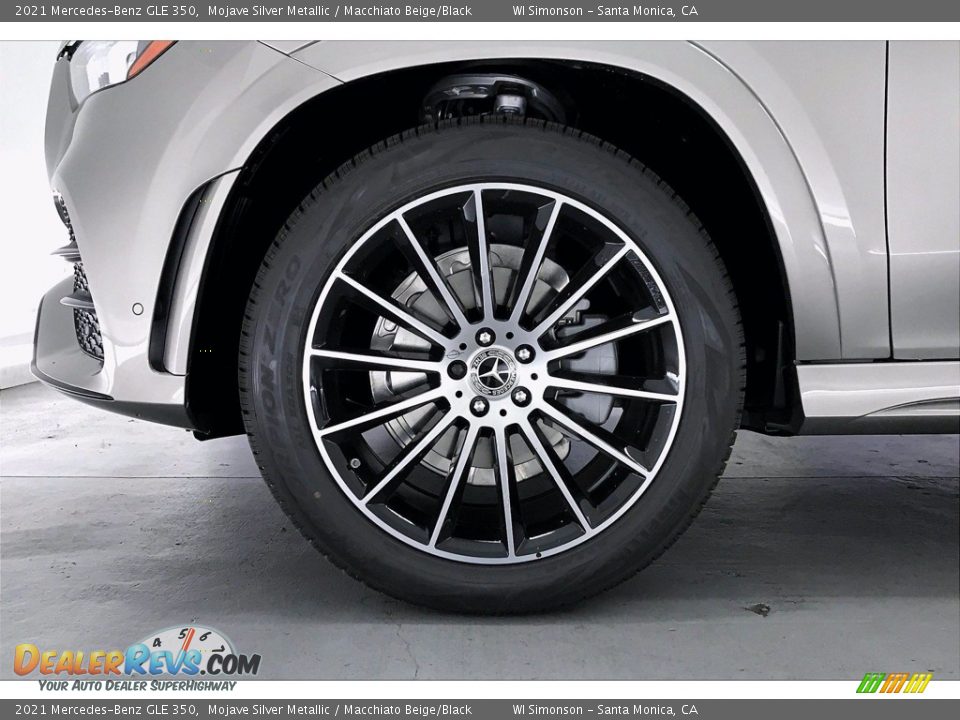 2021 Mercedes-Benz GLE 350 Mojave Silver Metallic / Macchiato Beige/Black Photo #9