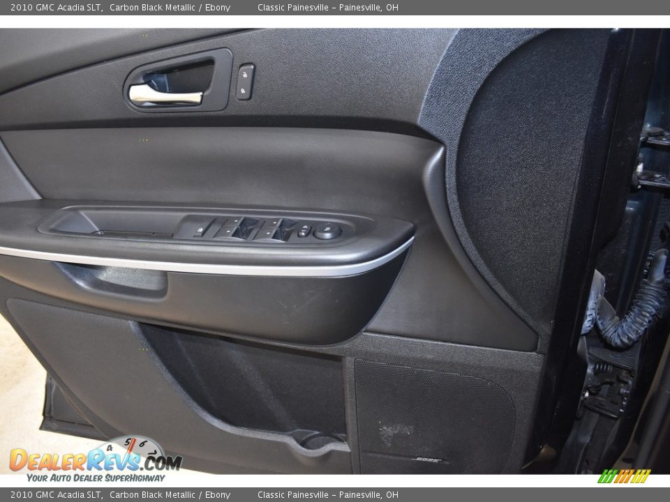 2010 GMC Acadia SLT Carbon Black Metallic / Ebony Photo #11