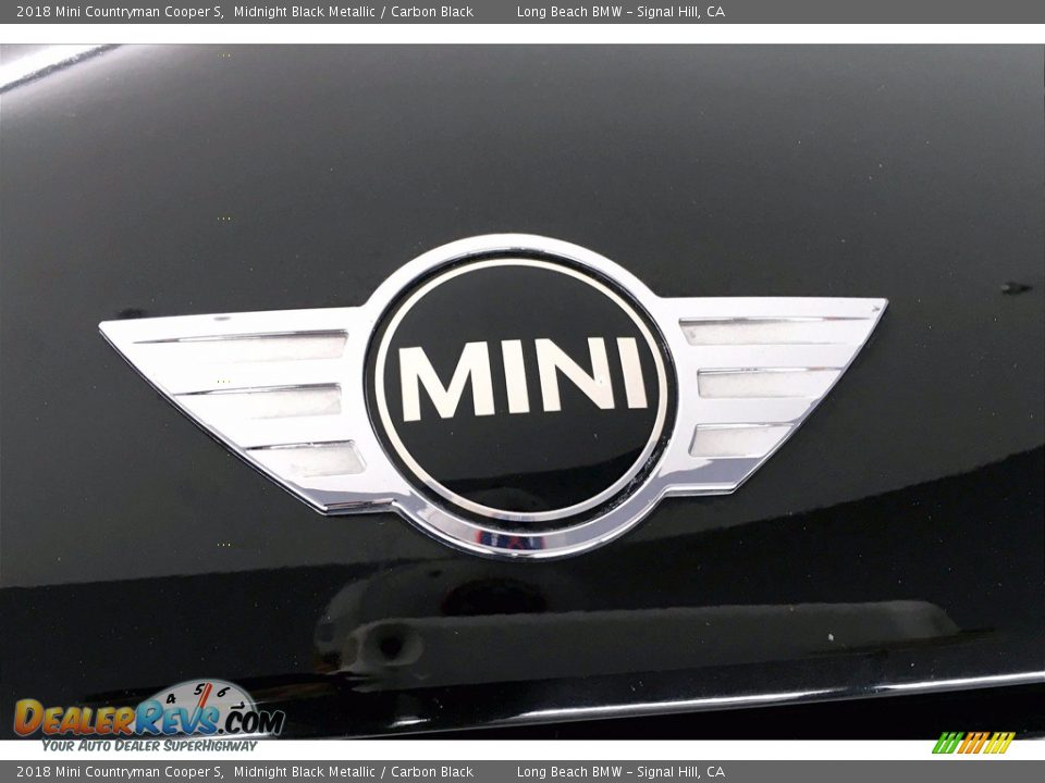 2018 Mini Countryman Cooper S Midnight Black Metallic / Carbon Black Photo #33