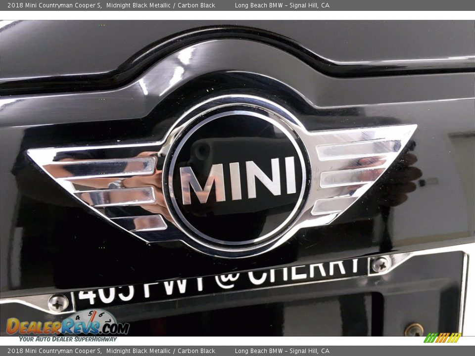 2018 Mini Countryman Cooper S Midnight Black Metallic / Carbon Black Photo #34