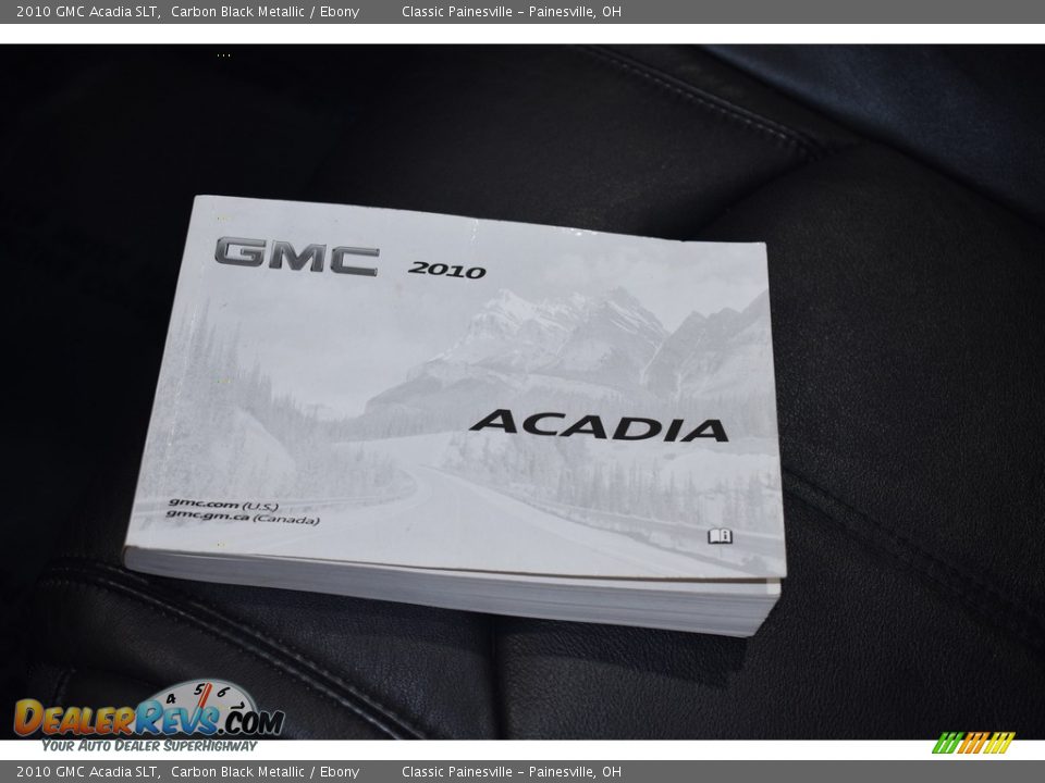 2010 GMC Acadia SLT Carbon Black Metallic / Ebony Photo #18