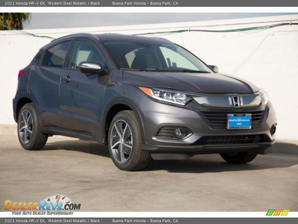 2021 Honda HR-V EX Modern Steel Metallic / Black Photo #1