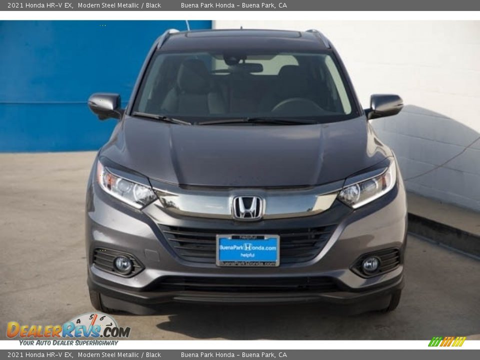 2021 Honda HR-V EX Modern Steel Metallic / Black Photo #3