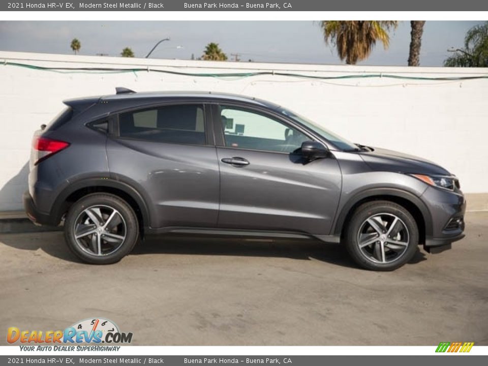 2021 Honda HR-V EX Modern Steel Metallic / Black Photo #8