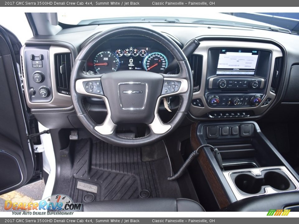 Dashboard of 2017 GMC Sierra 3500HD Denali Crew Cab 4x4 Photo #14