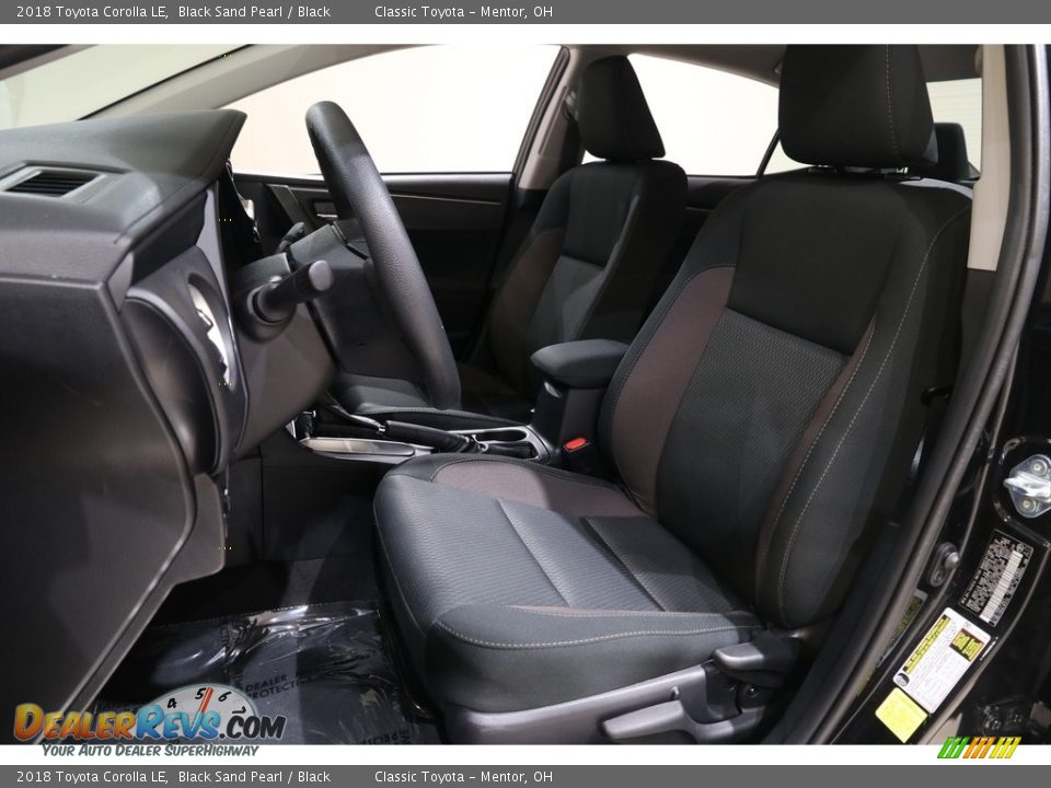 2018 Toyota Corolla LE Black Sand Pearl / Black Photo #5