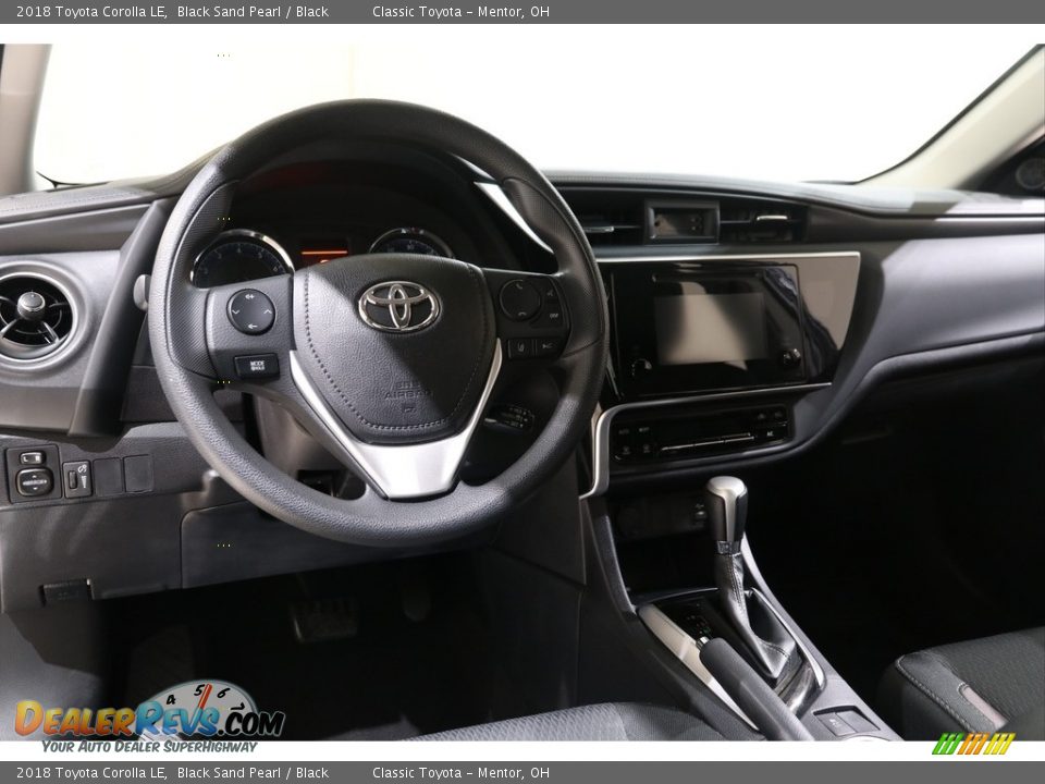 2018 Toyota Corolla LE Black Sand Pearl / Black Photo #6