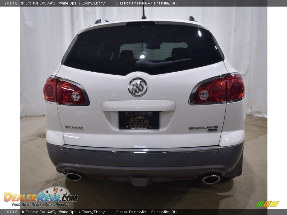 2010 Buick Enclave CXL AWD White Opal / Ebony/Ebony Photo #3