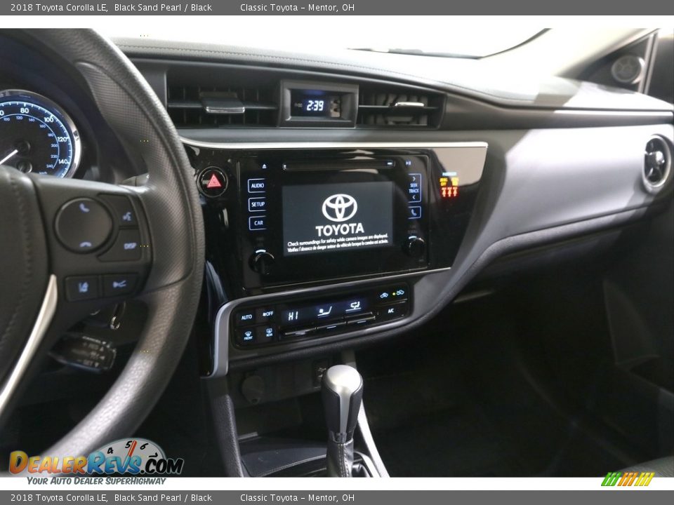 2018 Toyota Corolla LE Black Sand Pearl / Black Photo #9
