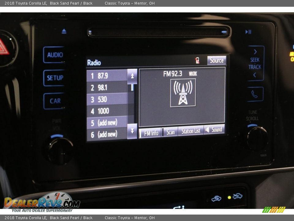 2018 Toyota Corolla LE Black Sand Pearl / Black Photo #10