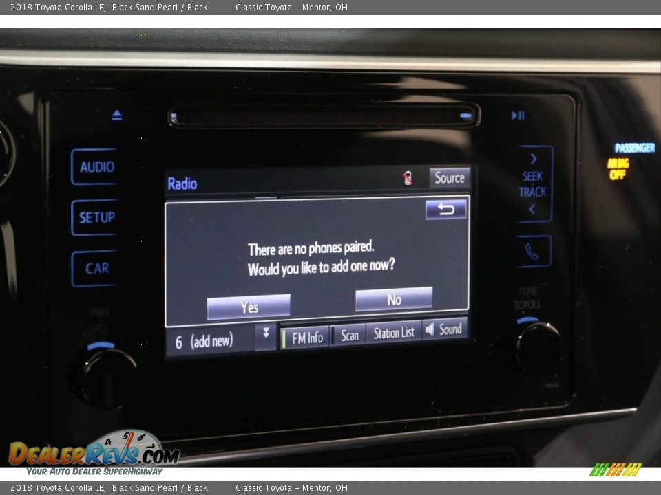 2018 Toyota Corolla LE Black Sand Pearl / Black Photo #11