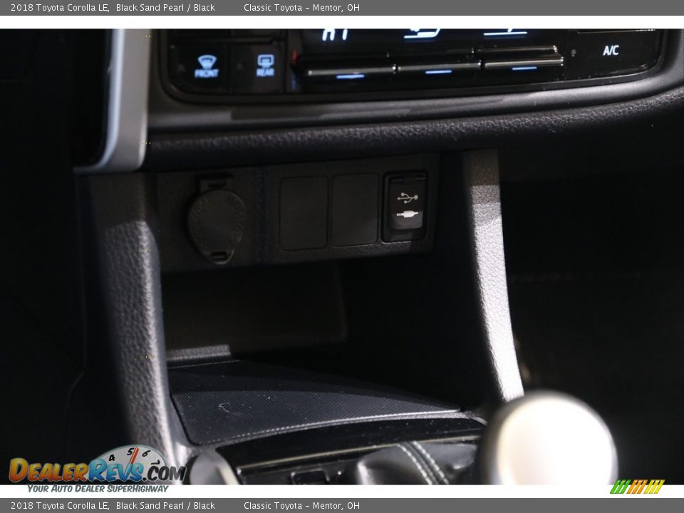 2018 Toyota Corolla LE Black Sand Pearl / Black Photo #12